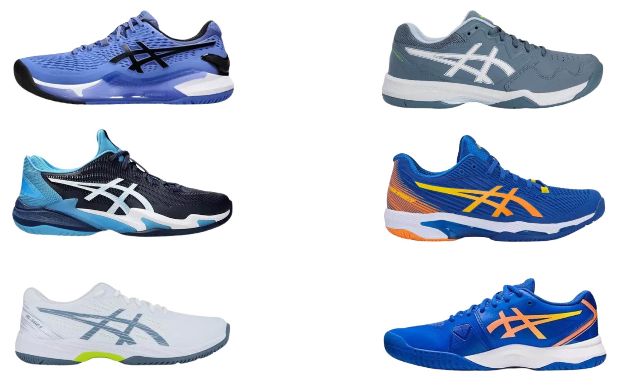 Conheça os 6 Melhores Tênis da Asics para Jogar Tennis com Amortecimento em Gel!